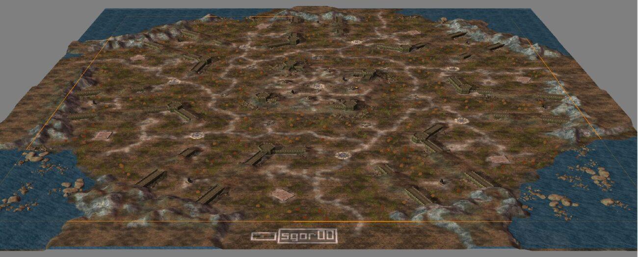Карта Ancient Keep v5 для Command and Conquer: Generals – Zero Hour — изображение карты