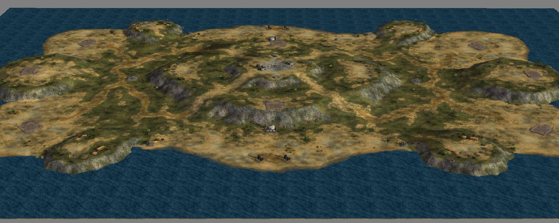 Карта Tournament A ZH v2 для Command & Conquer: Generals — изображение карты