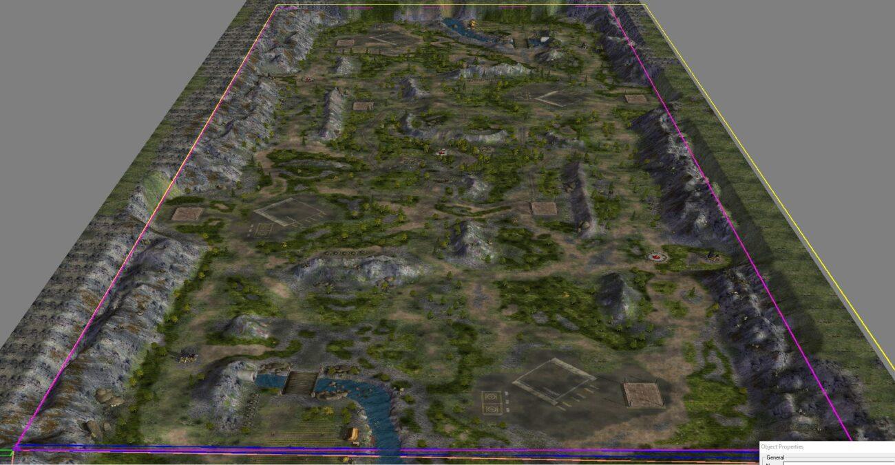 Карта Whispering Woods v2 для Command And Conquer Generals Zero Hour — изображение карты
