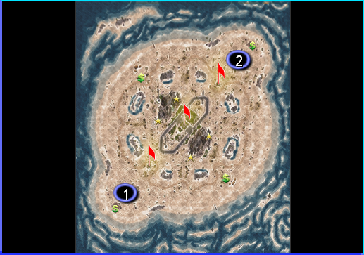 Превью карты (CtF) Capture the Island из архива карты